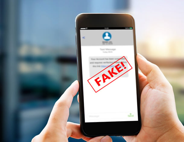 Fake/ Fraud Alert on phone